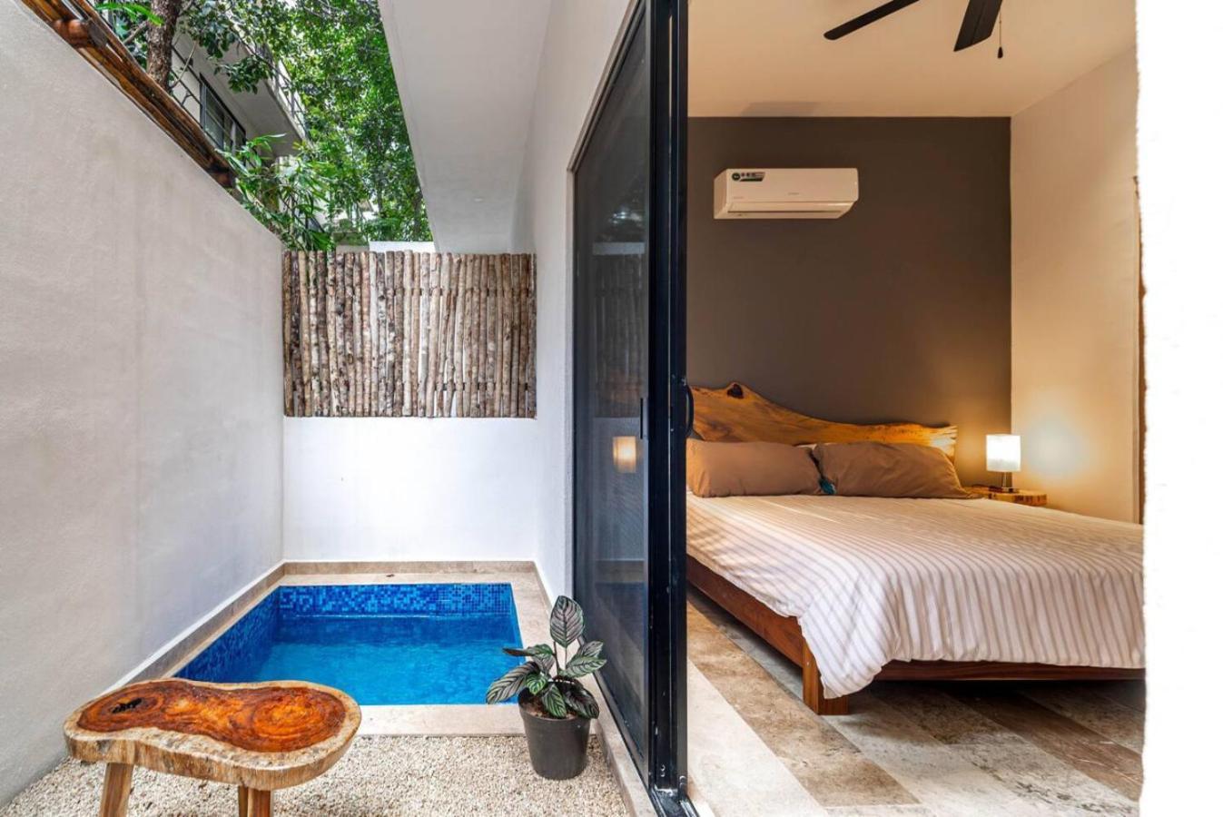 Apartment Lux With Private Plunge Pool In Aldea Zama